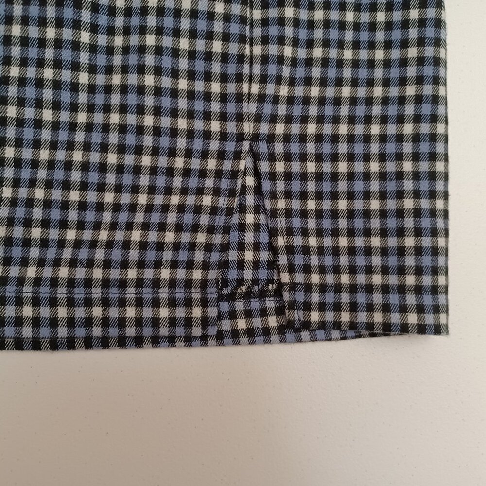Women's Wild Fable Blue Plaid Mini Skirt Size 6, - Picture 4 of 10